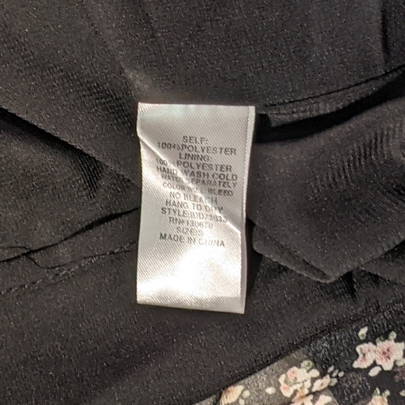 INA Ditsy Floral Shift Maxi Dress with Waist Tie, Small - Picture 13 of 14